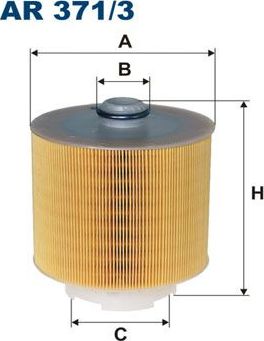 Воздушный фильтр Filtron. Артикул AR 371/3