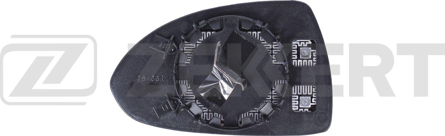 Зеркальное стекло бокового зеркала Zekkert. Артикул SP-1015