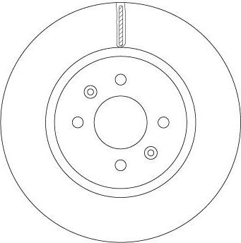 Тормозной диск TRW. Артикул DF6842