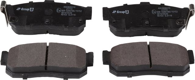 Тормозные колодки JP Group. Артикул 4063600210