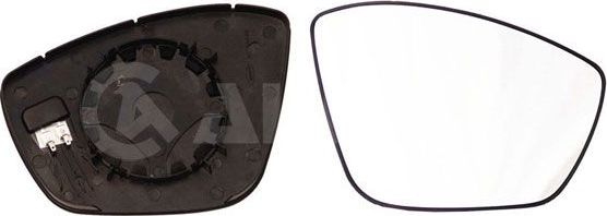 Зеркальное стекло бокового зеркала Alkar правое для Citroen C3 III 2016-2026. Артикул 6432296