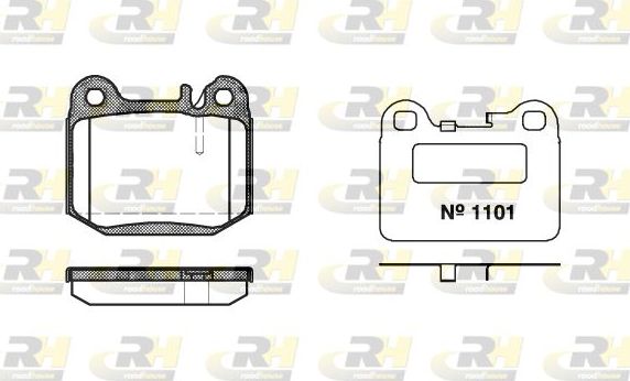 Тормозные колодки RoadHouse. Артикул 2014.40