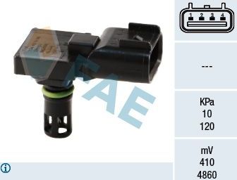 Датчик абсолютного давления (ДАД, MAP) FAE. Артикул 15039