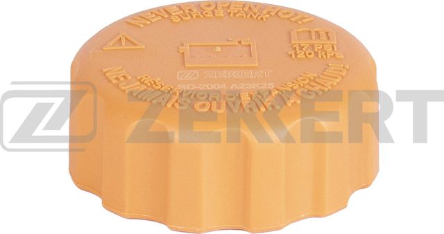 Крышка расширительного бачка Chevrolet Aveo (T200  T250  T255) 03-  Chevrolet Lacetti (J200) 04-  Da Zekkert (полимерный материал). Артикул BD-2004