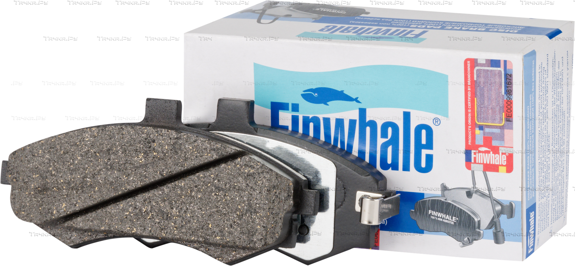 Тормозные колодки Finwhale передние для Hyundai Matrix I 2001-2010. Артикул V485