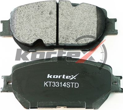 Колодки торм. TOYOTA CAMRY перед.к-т 00г (Kortex). Артикул KT3314STD