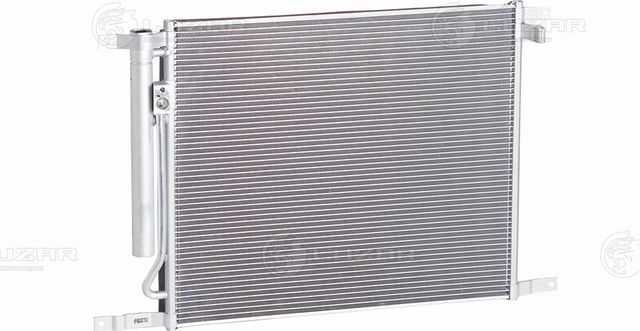 Радиатор кондиционера (конденсатор) Luzar для Chevrolet Aveo I 2008-2012. Артикул LRAC 0581