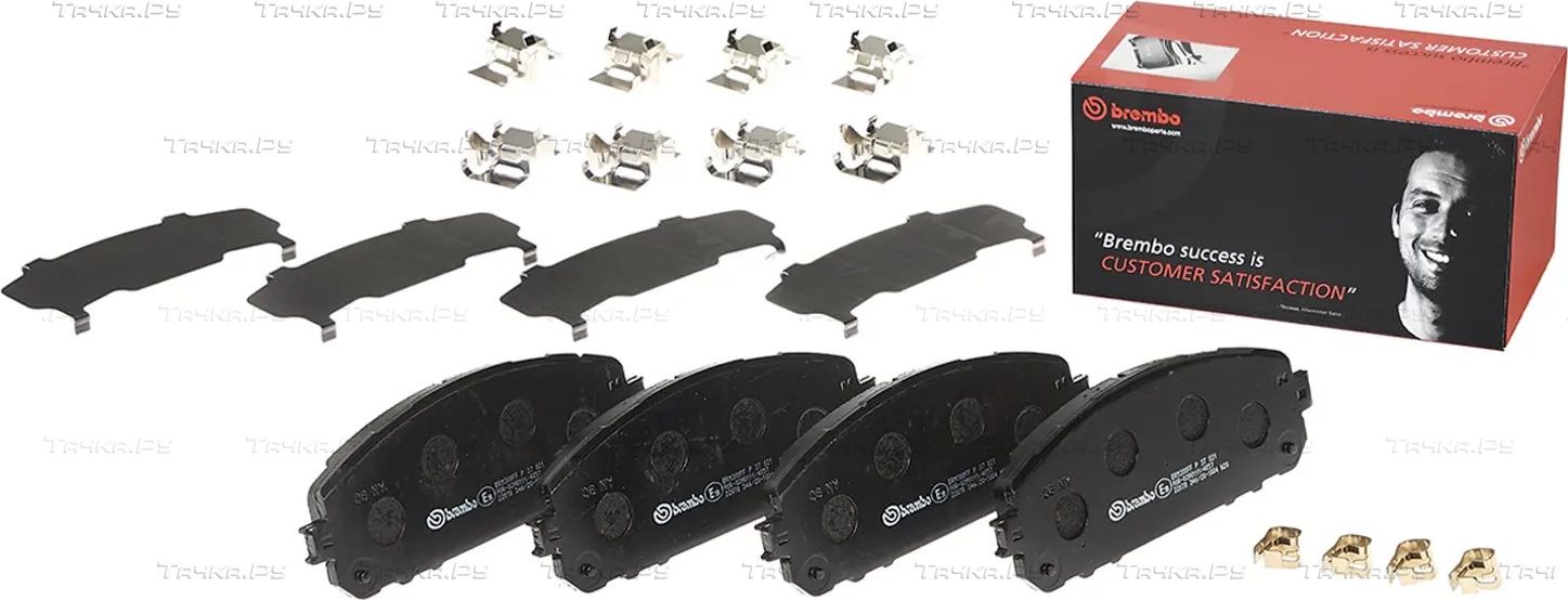 Тормозные колодки Brembo PRIME LINE. Артикул P 37 021