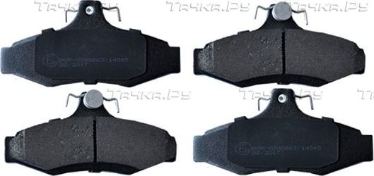 Тормозные колодки ASAM задние для Daewoo Nubira I 1997-2000. Артикул 55457