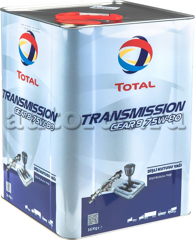 TOTAL TRANSMISSION GEAR 8 75W80 Жидкость трансмиссионная для МКПП (20L). Артикул 214099