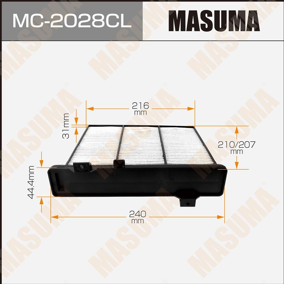 Салонный фильтр Masuma. Артикул MC-2028CL