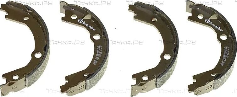 Тормозные колодки (стояночная тормозная система) Brembo ESSENTIAL LINE задние для Hyundai Matrix I 2001-2010. Артикул S 30 530
