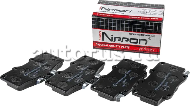 Колодки тормозные TOYOTA Land Cruiser (J80,J90),4Runner,Hilux передние (4шт.) AL (Allied Nippon). Артикул ADB3333