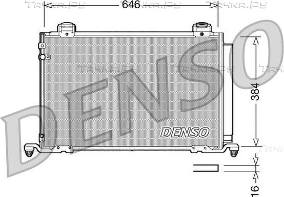 Радиатор кондиционера (конденсатор) Denso. Артикул DCN50026