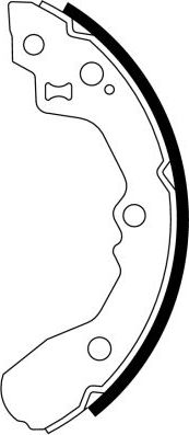 Тормозные колодки Textar задние для Kia Rio I 2000-2005. Артикул 91061200