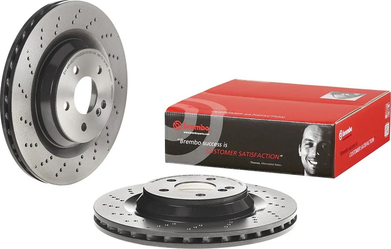 Тормозной диск Brembo PRIME LINE - UV Coated. Артикул 09.B842.41