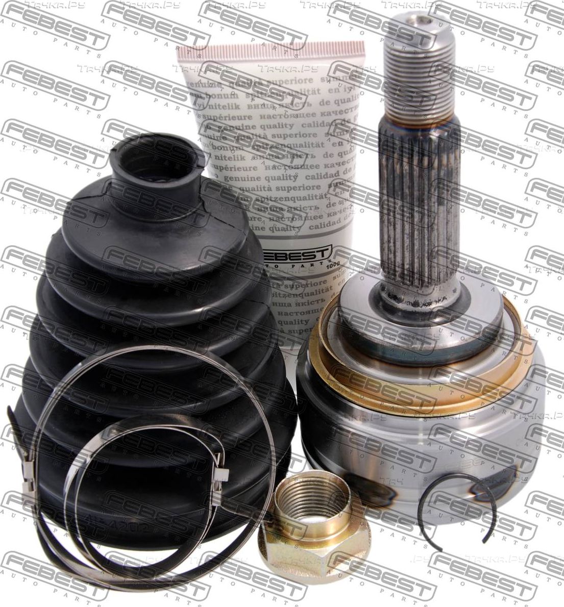 Шрус наружный (граната) Febest передний для Mitsubishi Galant VI 1987-1992. Артикул 0410-012