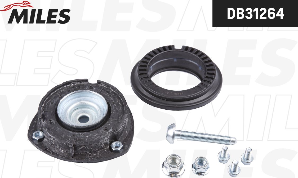 Опора амортизатора (стойки) Miles (резина/металл). Артикул DB31264