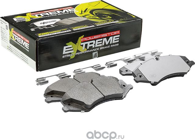 Передние керамические колодки Extreme Street Performance Z26 PowerStop 26-1425. Артикул 261425