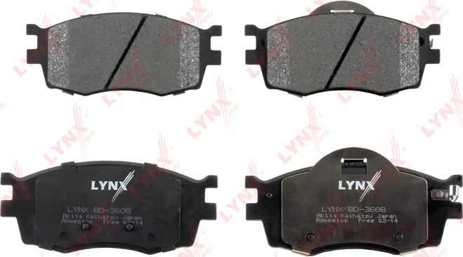 Тормозные колодки LYNXauto. Артикул BD-3608