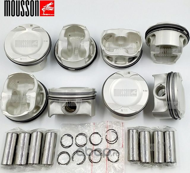 Поршень кольца ремонтные 0,5 мм комплект BMW 4,4L (Mousson). Артикул SPRN63B44050