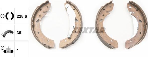 Тормозные колодки Textar задние для Toyota Avensis I 1997-2003. Артикул 91053400