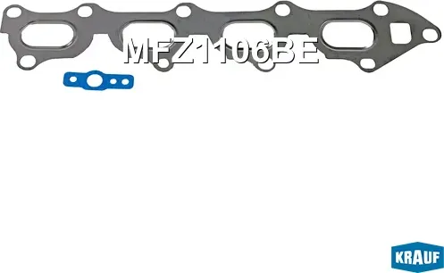 Комплект прокладок турбокомпрессора (Krauf). Артикул MFZ1106BE