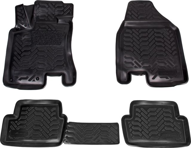 Коврики Airline 3D с высоким бортиком для салона Nissan Qashqai I 2006-2013. Артикул ACM-PS-89