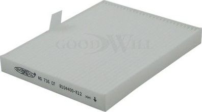 Салонный фильтр GoodWill. Артикул AG 736 CF