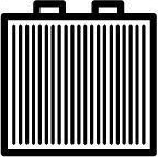 Радиатор отопителя (печки) NRF для Chrysler Voyager IV 2000-2008. Артикул 54450