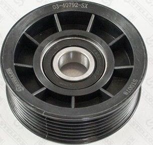 Натяжной ролик (натяжитель) приводного поликлинового ремня Stellox. Артикул 03-40792-SX