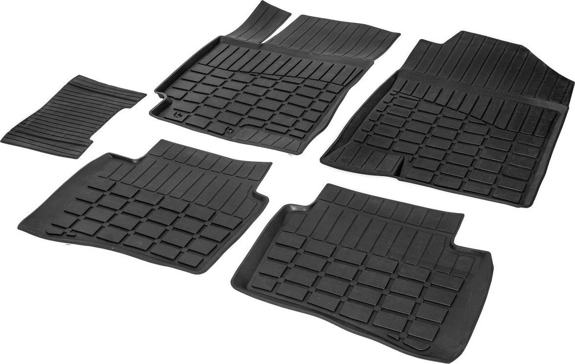 Коврики Rival для салона литьевые Kia Rio IV седан, X-Line хэтчбек 2017-2020 2020-2026. Артикул 62305002