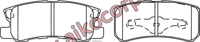 Колодки тормозные PF3450 /AIKO/. Артикул PF3450