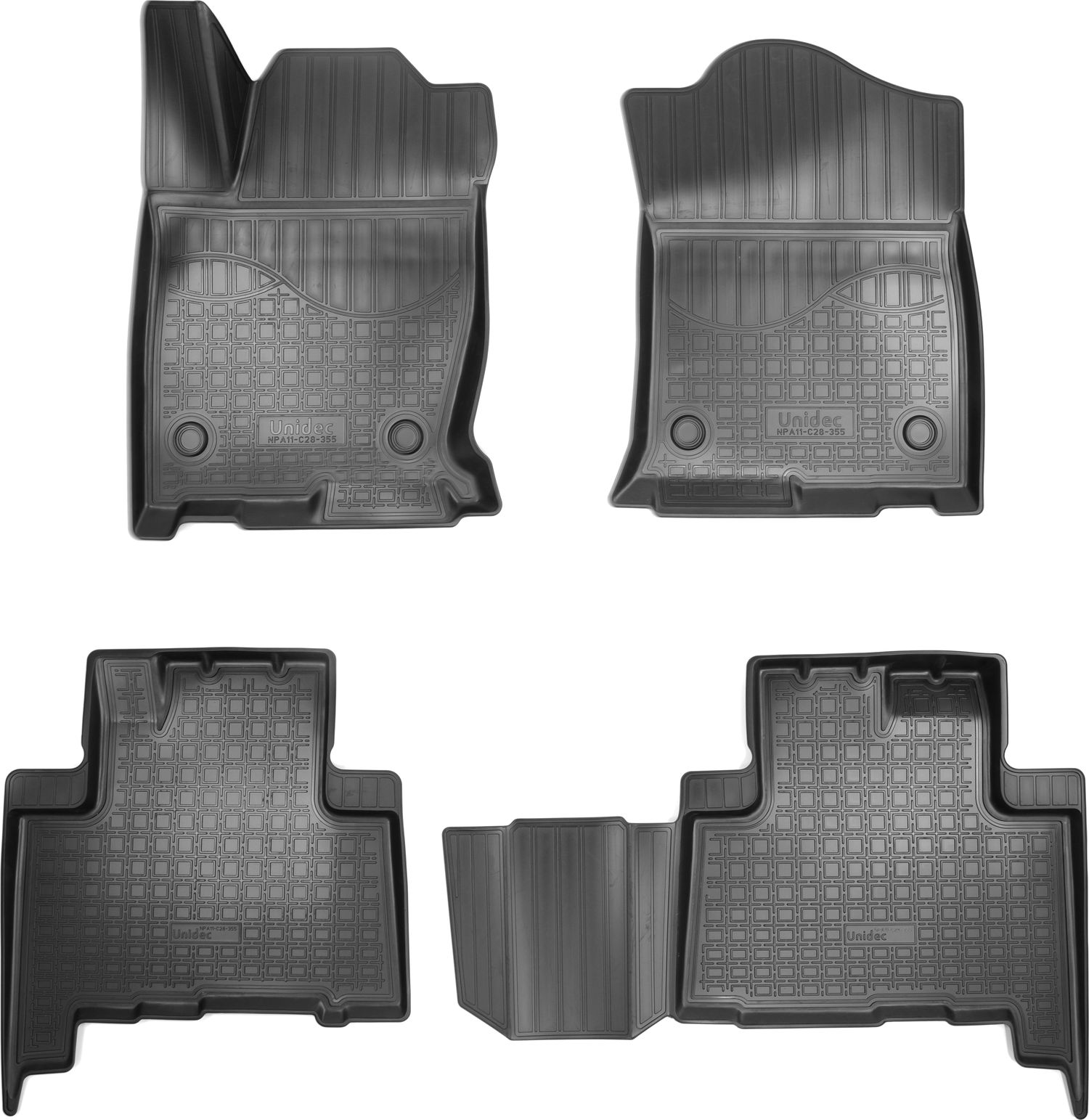 Коврики 3D Норпласт для салона Haval H9 (5 мест) 2017-2026. Артикул NPA11-C28-355