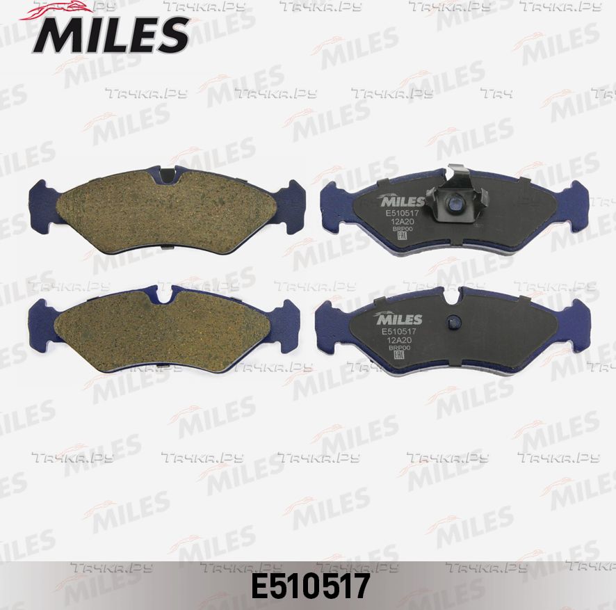 Тормозные колодки Miles (Керамика). Артикул E510517