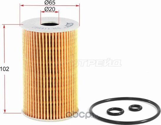 Фильтр масляный картридж VW AMAROK 10-TIGUAN 07 (SAT). Артикул ST03L115562
