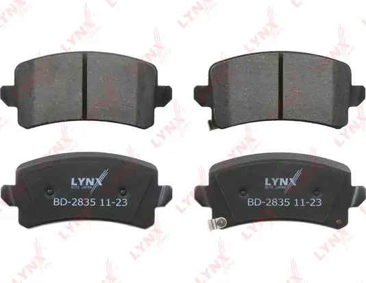 Колодки тормозные HAVAL Jolion (21-) задние (4шт.) LYNX (Lynxauto). Артикул BD2835