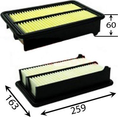 Воздушный фильтр JS Asakashi для Honda NSX II 2016-2026. Артикул A8522