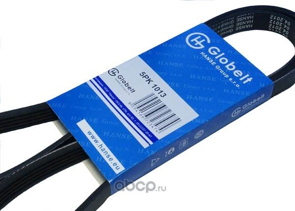 Ремень приводной поликлиновой 5PK1013 ALFA ROMEO 155, CITRON BX, FIAT TEMPRA, FI (Globelt). Артикул 5PK1013