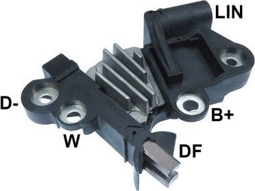 Реле-регулятор напряжения генератора Gauss для Mercedes-Benz GL-Класс I (X164) 2006-2012. Артикул GA361