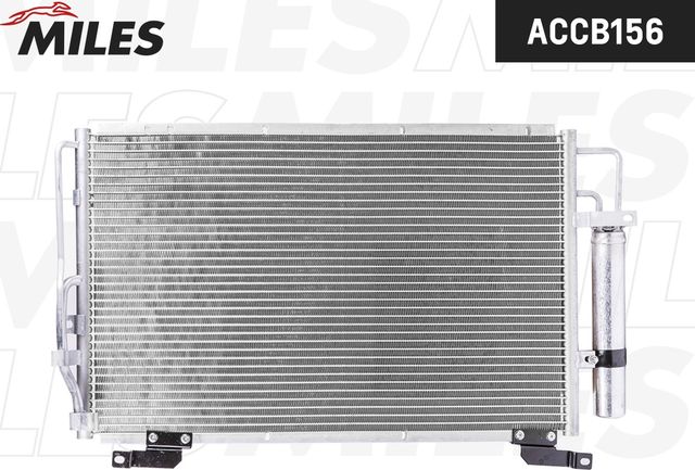 Радиатор кондиционера (конденсатор) Miles для Hyundai Matrix I 2001-2010. Артикул ACCB156
