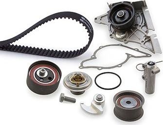 Помпа (водяной насос) с комплектом ремня ГРМ Gates PowerGrip® для Audi A8 I (D2) 1996-2002. Артикул KP2TH15493XS-1