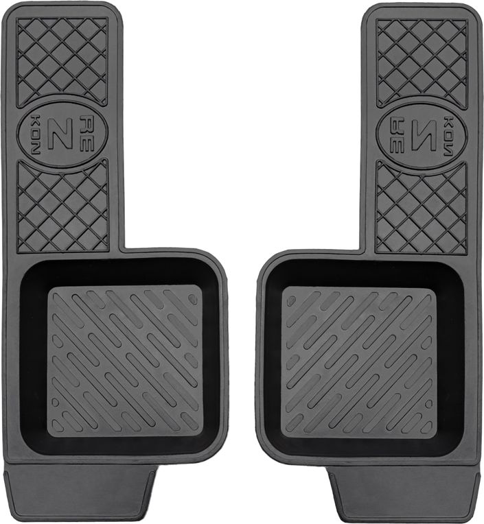 Коврики резиновые Rezkon для порогов Lada Samara 2113 2004-2013. Артикул 6139010000