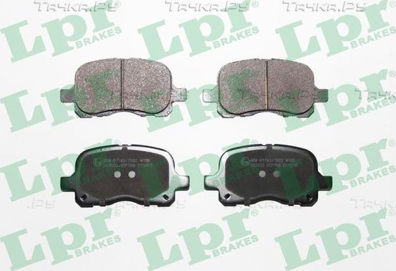 Тормозные колодки LPR. Артикул 05P768