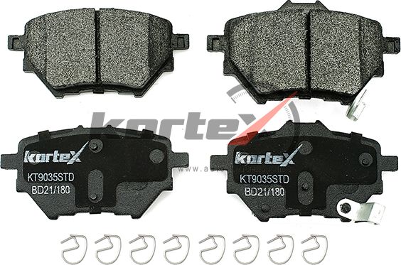 КОЛОДКИ ТОРМ. GREAT WALL HAVAL H2 ЗАД.К-Т (Kortex). Артикул KT9035STD