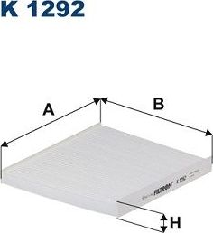 Салонный фильтр Filtron. Артикул K 1292