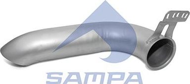 Глушитель (труба соединительная) Sampa задний для Scania G 2004-2015. Артикул 041.253