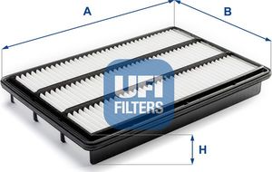 Воздушный фильтр UFI для Mitsubishi Pajero IV 2006-2025. Артикул 30.220.00