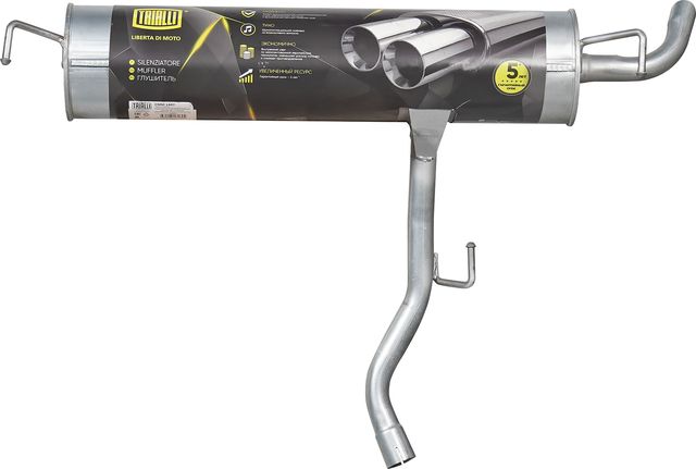 Глушитель (задняя часть) Trialli для Nissan Qashqai I 2007-2013. Артикул EMM 1407