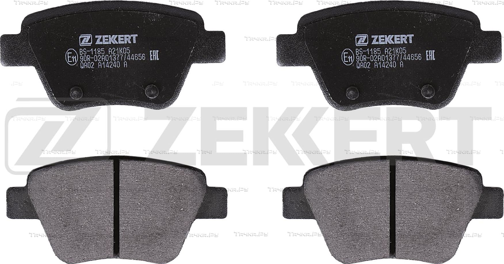 Тормозные колодки Zekkert задние для Volkswagen New Beetle II (A5) 2011-2019. Артикул BS-1185
